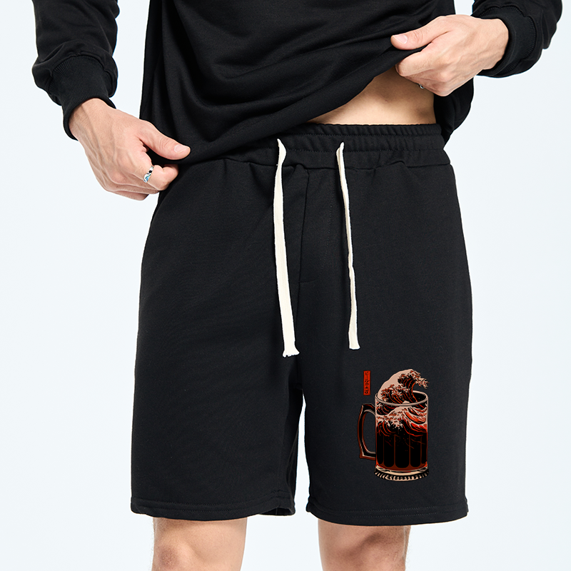 Tokyo-Tiger The Great Wave Off Beer Japanese Unisex Shorts