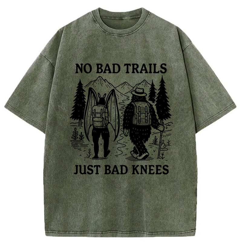 Tokyo-Tiger Go Camping With Monsters Washed T-Shirt