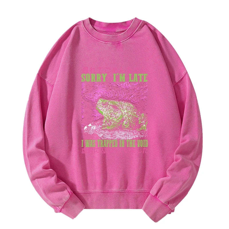 Tokyo-Tiger A Frog In Distress Japanese Washed Sweatshirt