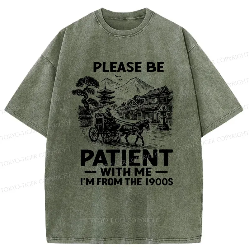 Tokyo-Tiger People From The 90s Washed T-Shirt