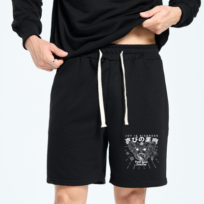 Tokyo-Tiger Joy Is Sickness Unisex Shorts