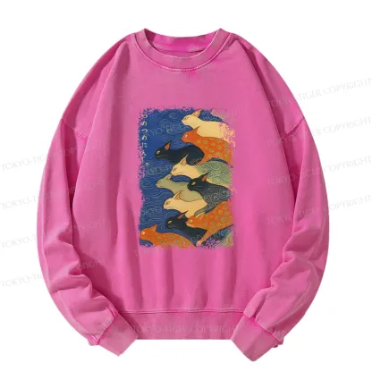 Tokyo-Tiger Claw-some Ninja Washed Sweatshirt