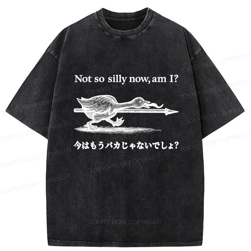 Tokyo-Tiger I'm Not So Silly Now Washed T-Shirt