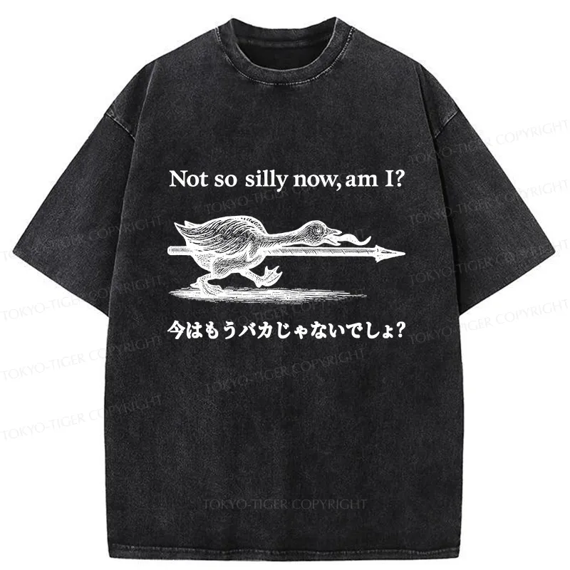 Tokyo-Tiger I'm Not So Silly Now Washed T-Shirt