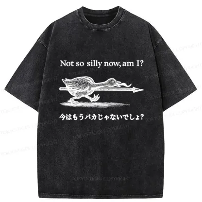 Tokyo-Tiger I'm Not So Silly Now Washed T-Shirt