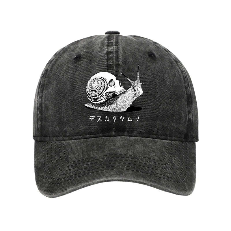 Tokyo-Tiger Death Snail Manga Washed Cap Sale