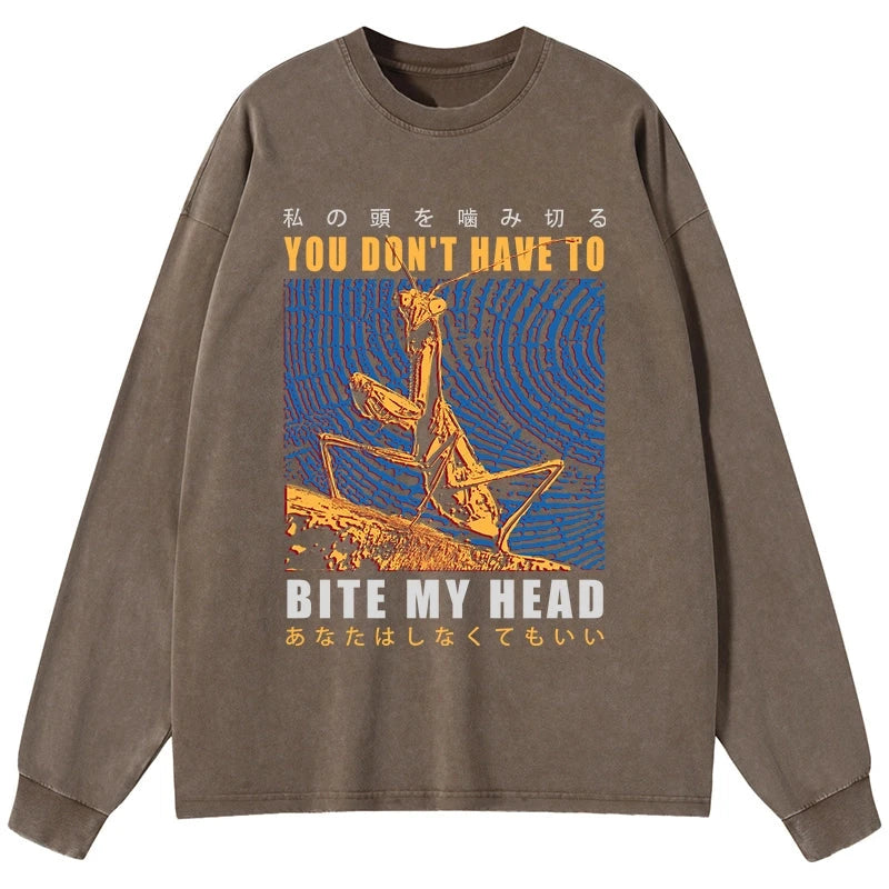 Tokyo-Tiger You Don't Have To Washed Long Sleeve T-Shirt