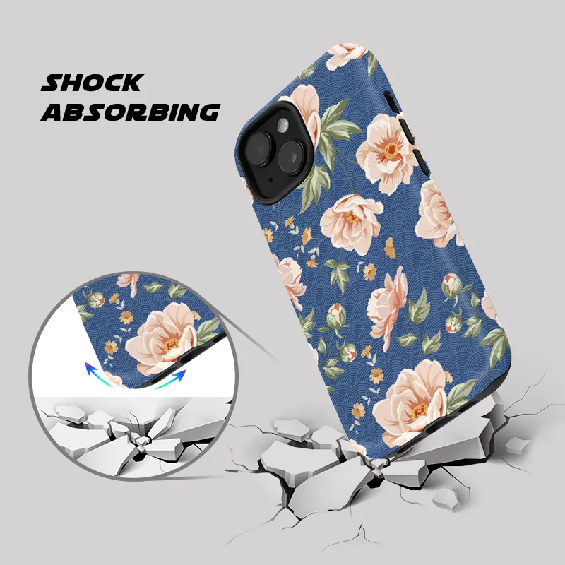 Tokyo-Tiger Flowers In The Waves Phone Case