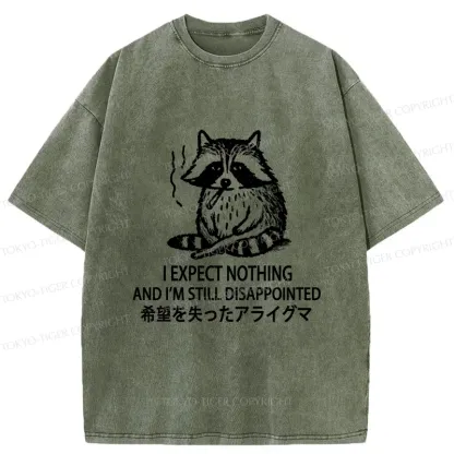 Tokyo-Tiger Lost Hope Raccoon Washed T-Shirt