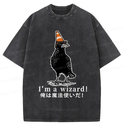 Tokyo-Tiger Magic Crow Washed T-Shirt