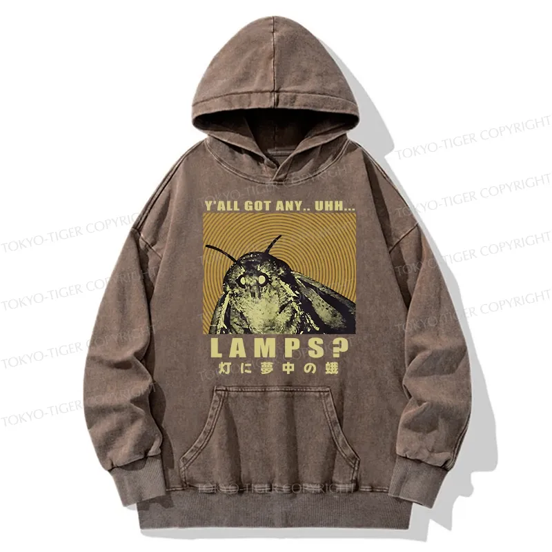 Tokyo-Tiger Moth Obsessed With The Light Washed Hoodie