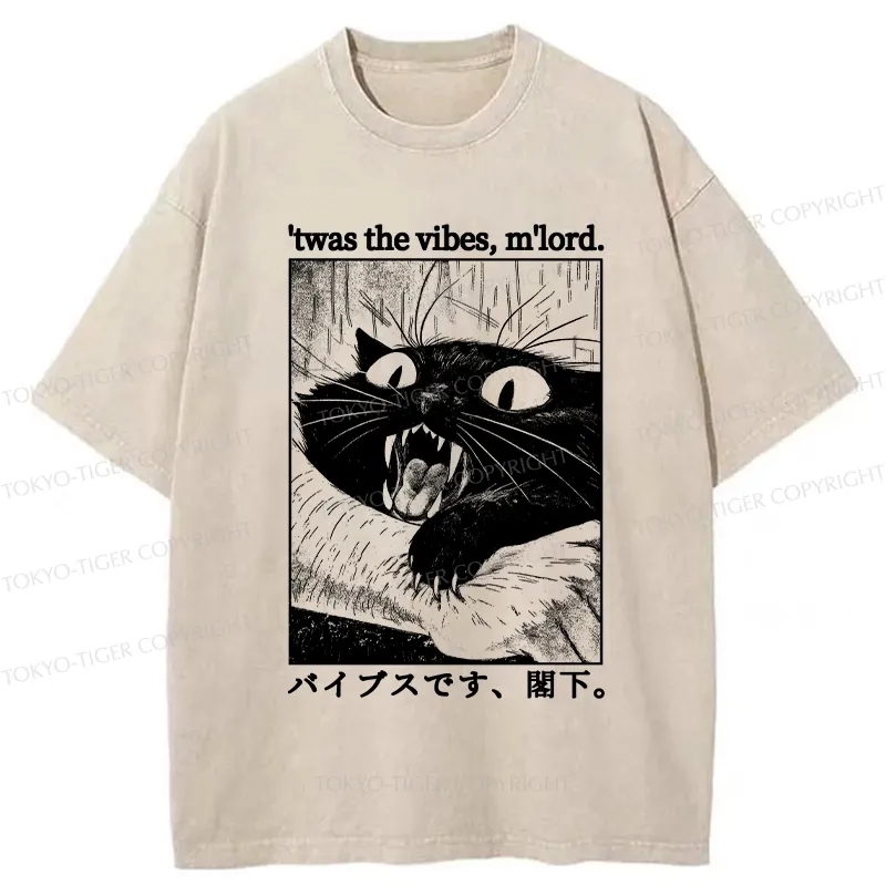 Tokyo-Tiger 'Twas The Vibes M'lord Washed T-Shirt