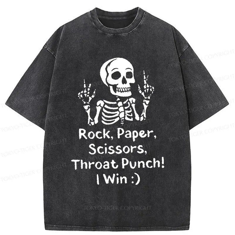 Tokyo-Tiger Winning Skeleton Washed T-Shirt