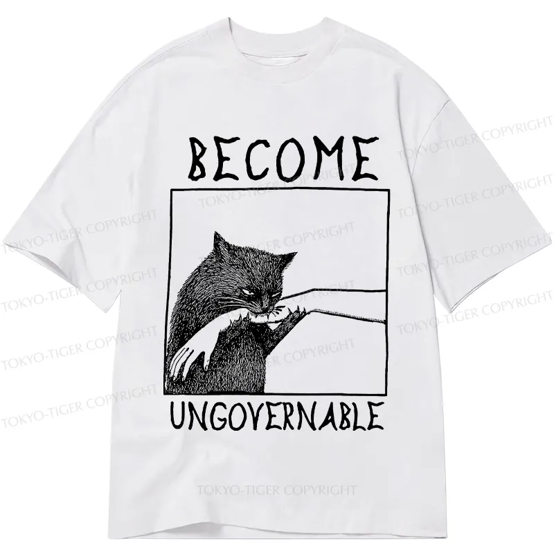 Tokyo-Tiger Cat Biting Arm Classic T-Shirt