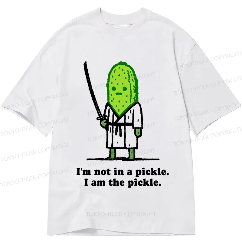 Tokyo-Tiger Funny Cucumber Samurai Classic T-Shirt