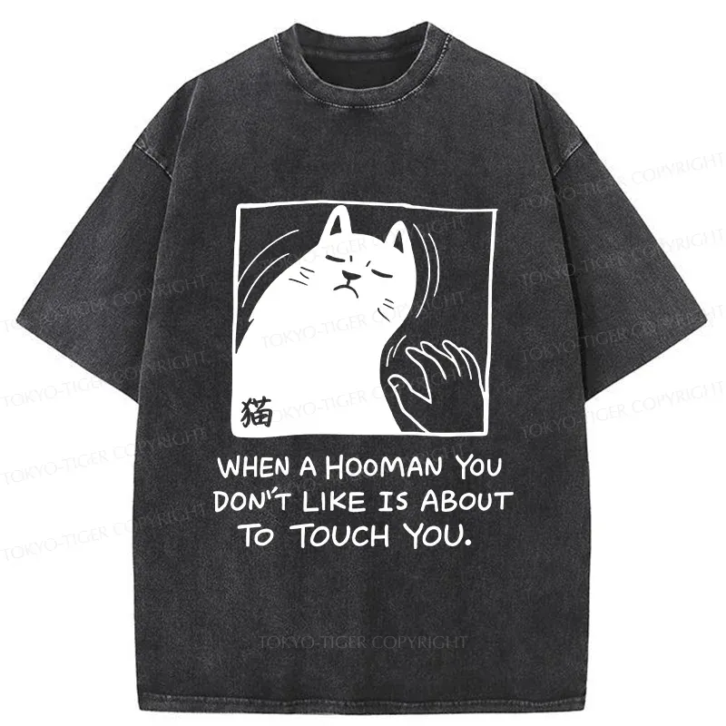 Tokyo-Tiger Rebellious Cat Washed T-Shirt