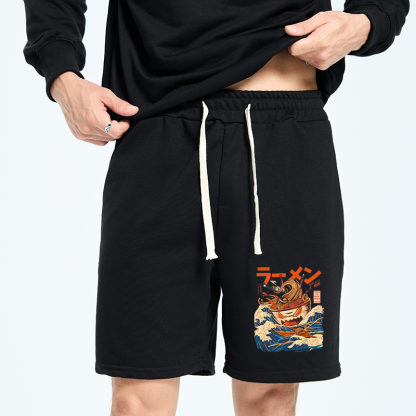 Tokyo-Tiger The Great Wave Ramen Yokai  Shorts