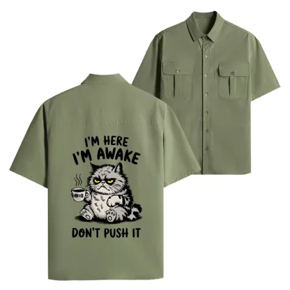 Tokyo-Tiger Tired Cat Work Shirt
