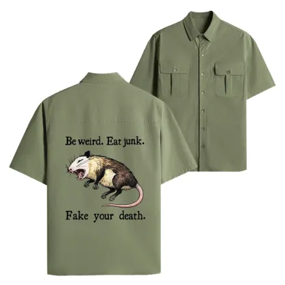 Tokyo-Tiger Possum Playing Dead Work Shirt