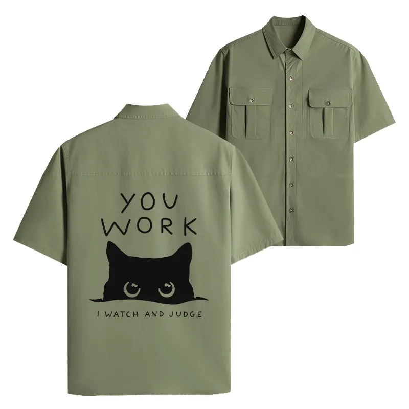 Tokyo-Tiger A Cat That Spies Work Shirt