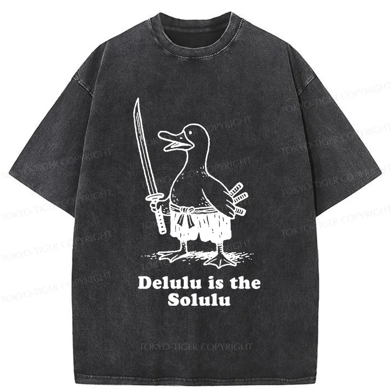 Tokyo-Tiger Samurai Goose Washed T-Shirt