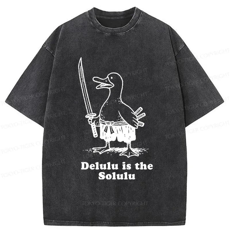 Tokyo-Tiger Samurai Goose Washed T-Shirt