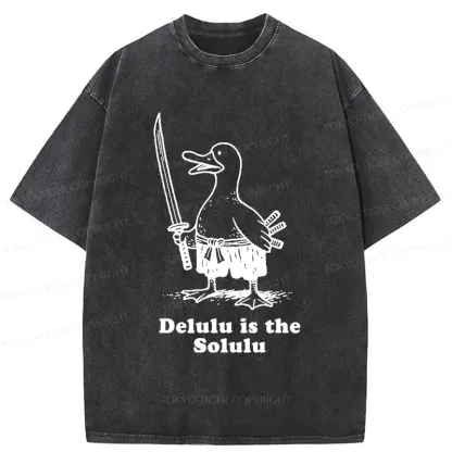 Tokyo-Tiger Samurai Goose Washed T-Shirt