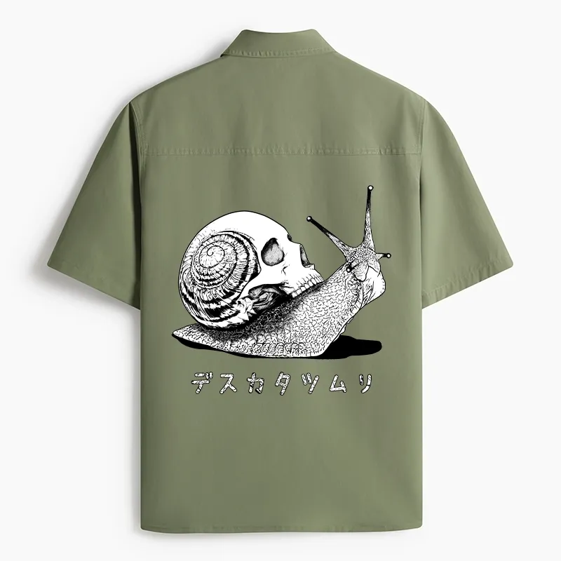 Tokyo-Tiger Death Snail Manga Work Shirt