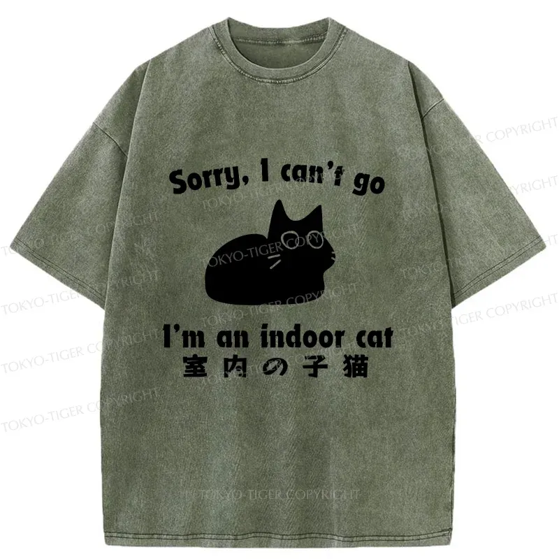 Tokyo-Tiger Indoor Kitten Washed T-Shirt