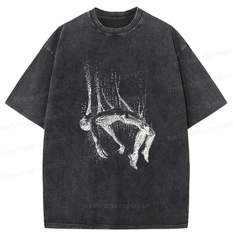 Tokyo-Tiger Lost And Wandering Soul Washed T-Shirt