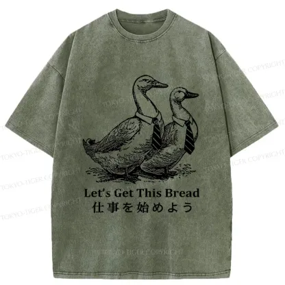 Tokyo-Tiger Working Goose Washed T-Shirt