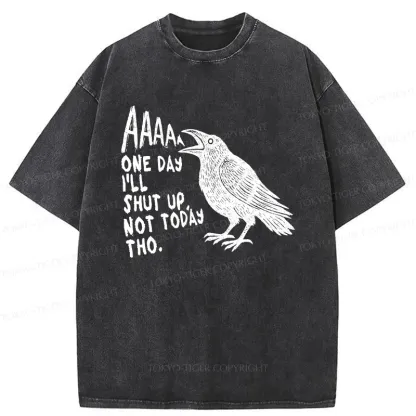 Tokyo-Tiger Funny Crow Japan Washed T-Shirt