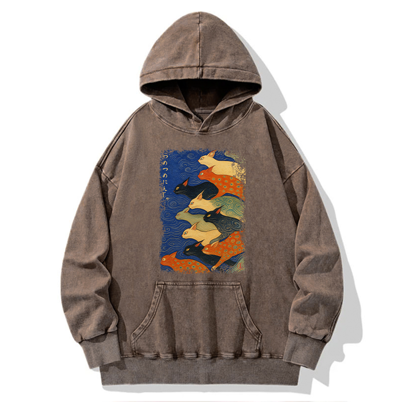 Tokyo-Tiger Claw-some Ninja Washed Hoodie