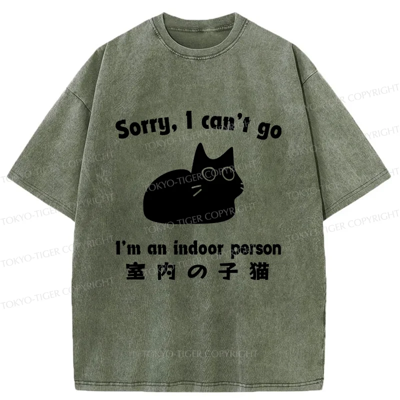 Tokyo-Tiger Indoor Kitten Japan Washed T-Shirt