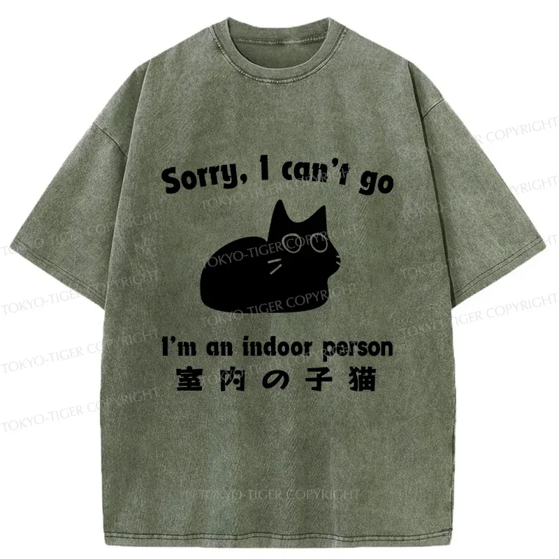 Tokyo-Tiger Indoor Kitten Japan Washed T-Shirt
