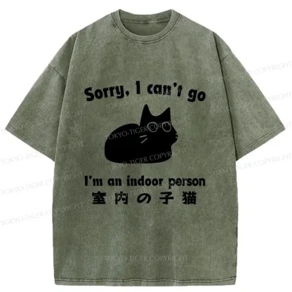 Tokyo-Tiger Indoor Kitten Japan Washed T-Shirt