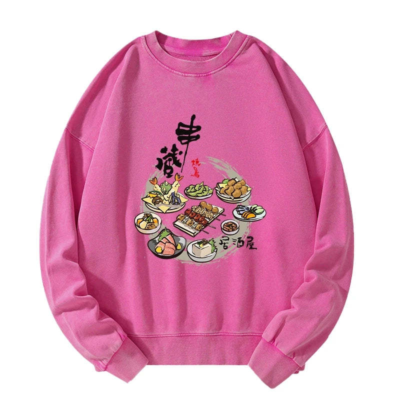 Tokyo-Tiger Lzakaya Japan Washed Sweatshirt