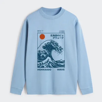 Tokyo-Tiger Hokkaido Wave Japan Classic Long Sleeve T-Shirt