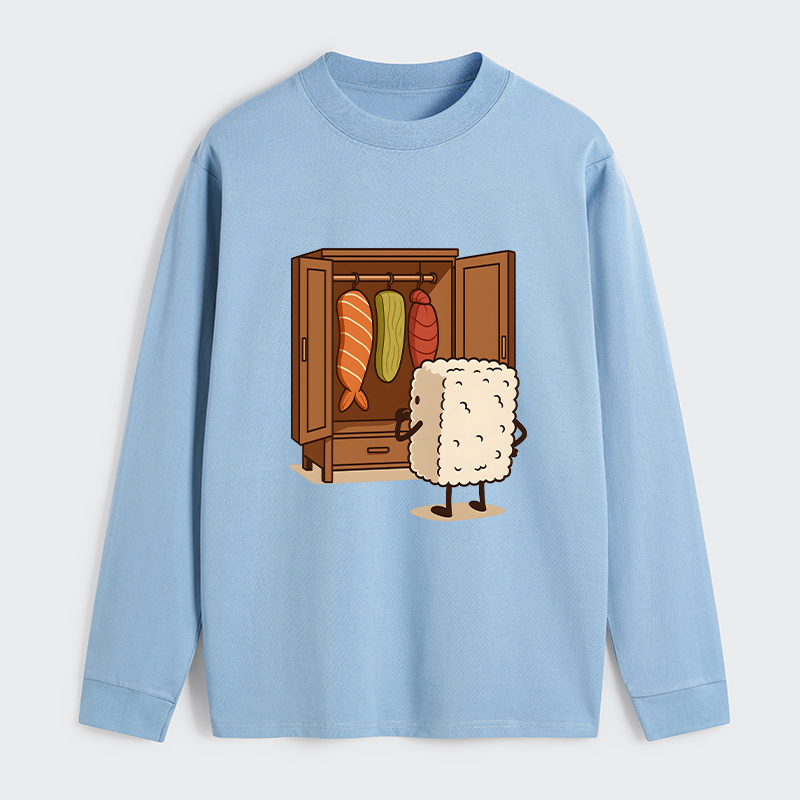 Tokyo-Tiger Sushi Pick Out Clothes Classic Long Sleeve T-Shirt