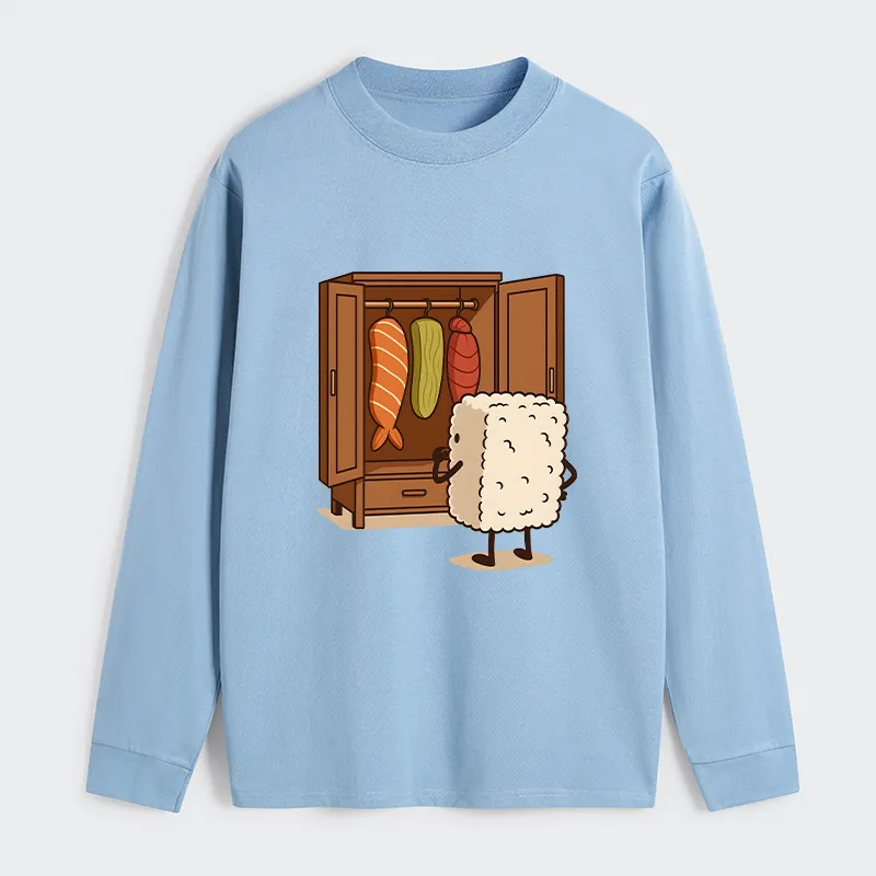 Tokyo-Tiger Sushi Pick Out Clothes Classic Long Sleeve T-Shirt