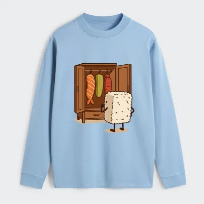 Tokyo-Tiger Sushi Pick Out Clothes Classic Long Sleeve T-Shirt