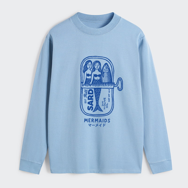 Tokyo-Tiger Mermaid Can Classic Long Sleeve T-Shirt