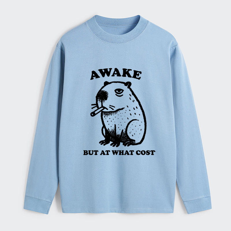 Tokyo-Tiger Smoking Capybara Classic Long Sleeve T-Shirt