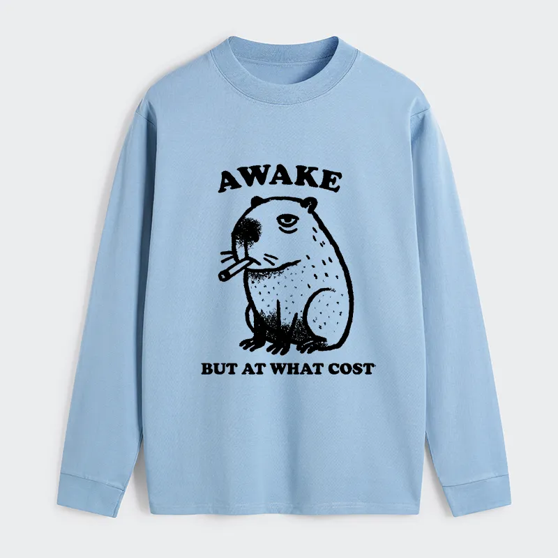 Tokyo-Tiger Smoking Capybara Classic Long Sleeve T-Shirt