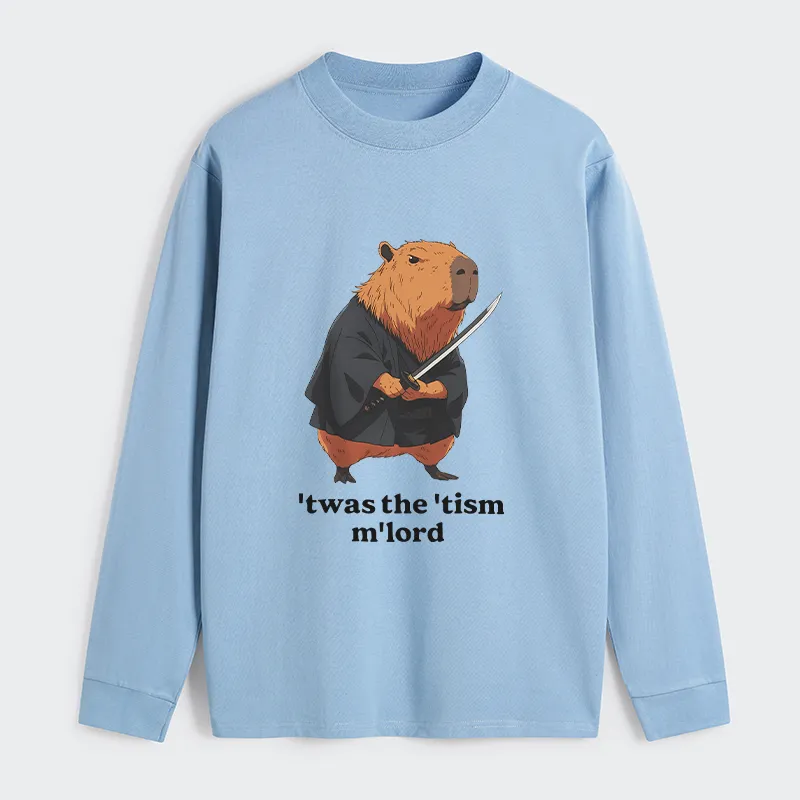 Tokyo-Tiger Focused Samurai Capybara Classic Long Sleeve T-Shirt