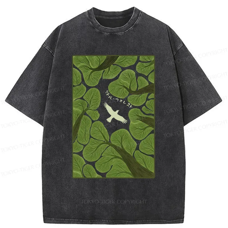 Tokyo-Tiger Free Bird Washed T-Shirt