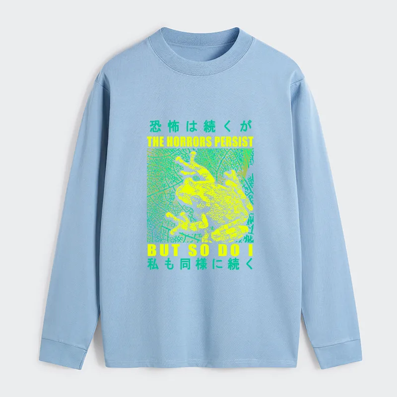 Tokyo-Tiger The Horrors Persist Forg Classic Long Sleeve T-Shirt