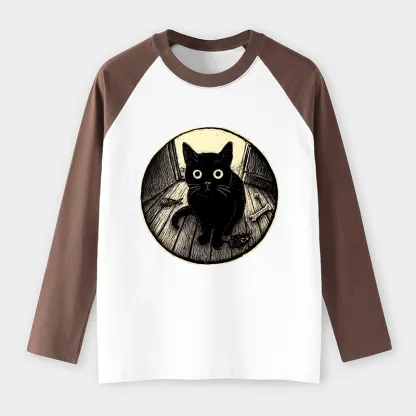 [Copy]Tokyo-Tiger More Spaghetti Less Upsetti Goose Raglan Long Sleeve T-shirt