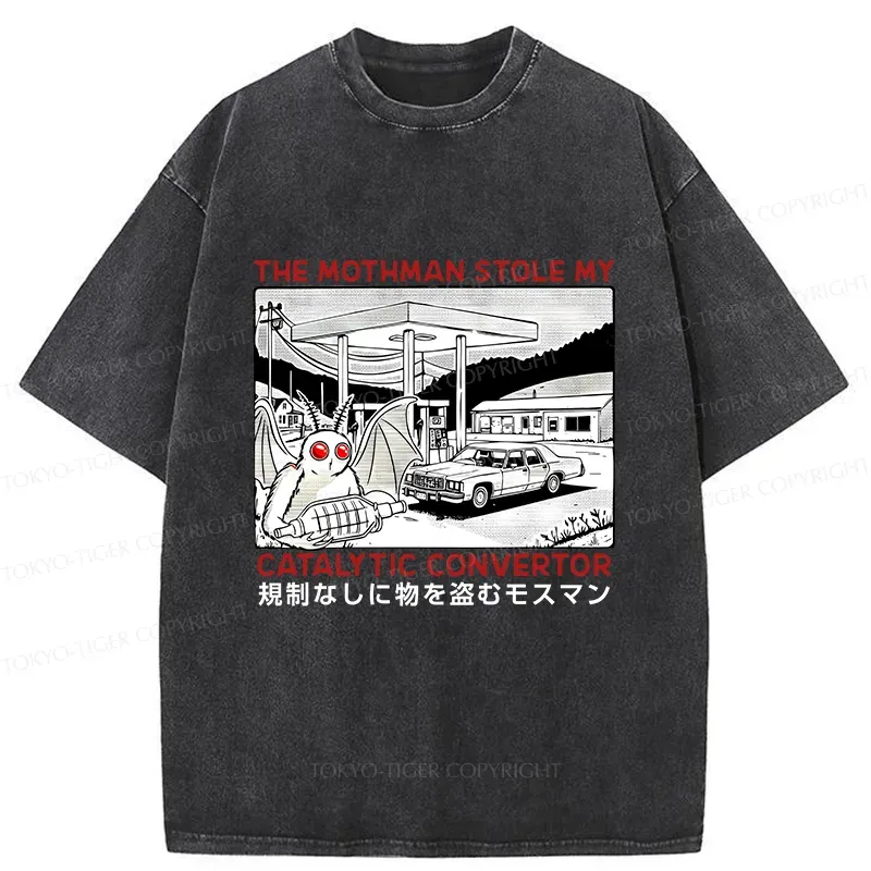 Tokyo-Tiger Mothman Is Stealing Washed T-Shirt Sale