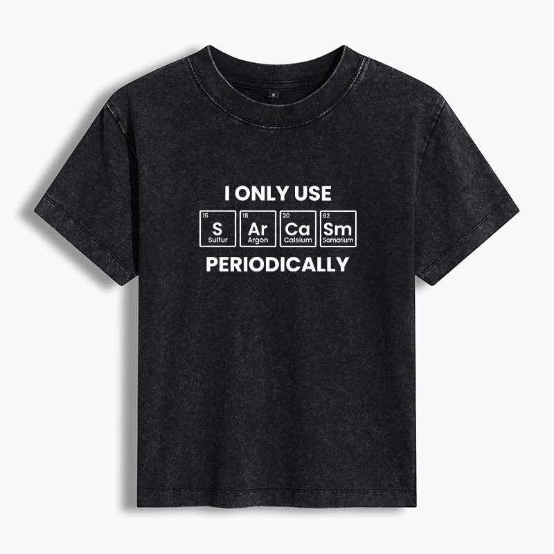 Tokyo-Tiger Interesting Chemical Elements Washed T-shirt